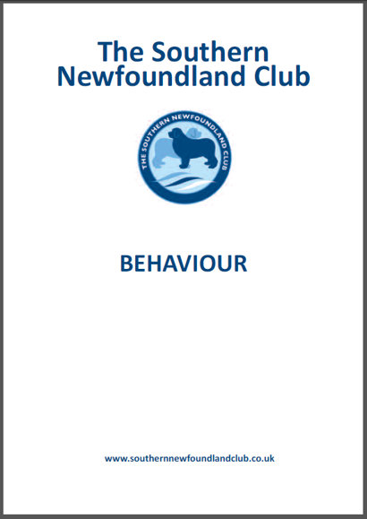 Behaviour booklet cover