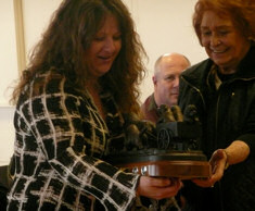 Jude receiving trophy