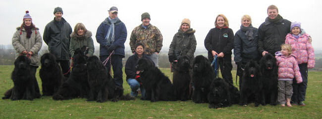 Some of the Muddy Paws group